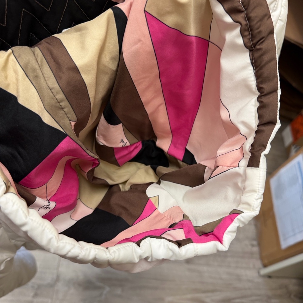 Emilio Pucci Pink and Brown Ski Jacket 2 pcs jacket and vest - Picture 13 of 15